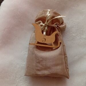 Elegant Gold Gift Bag and Ornament